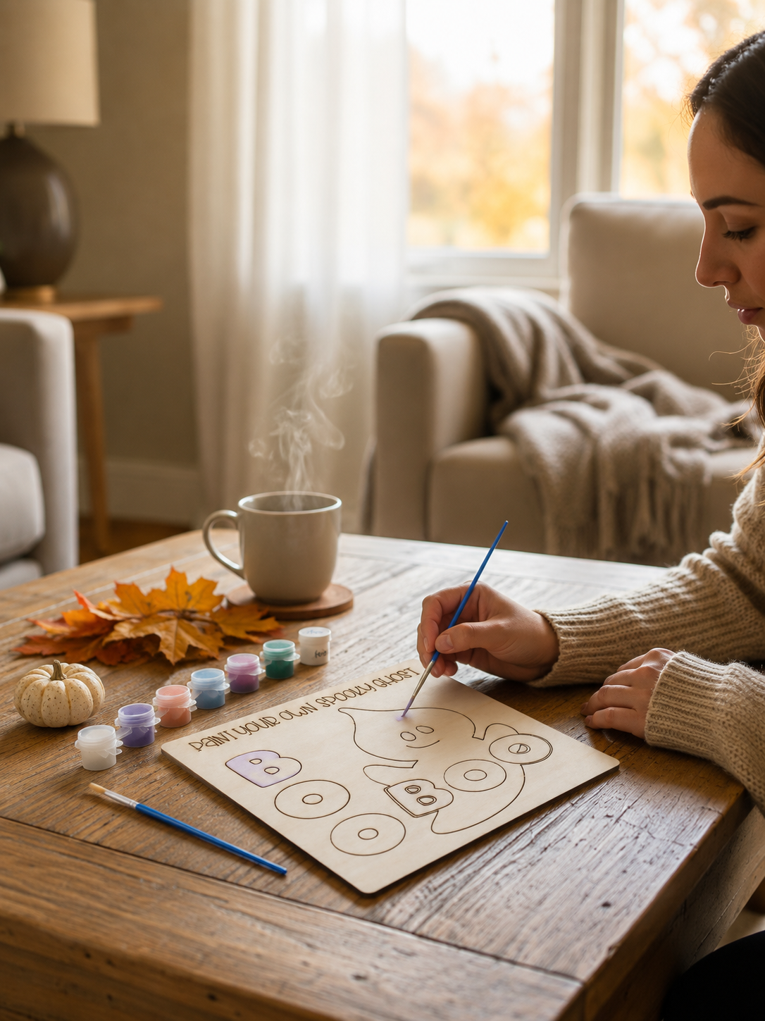 Spooky Ghost – Paint Your Own DIY Craft Kit