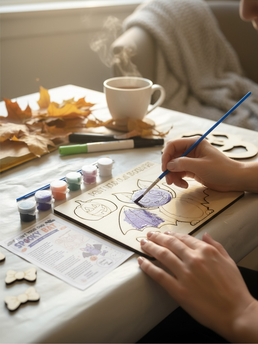 Spooky Bat – Paint Your Own DIY Craft Kit