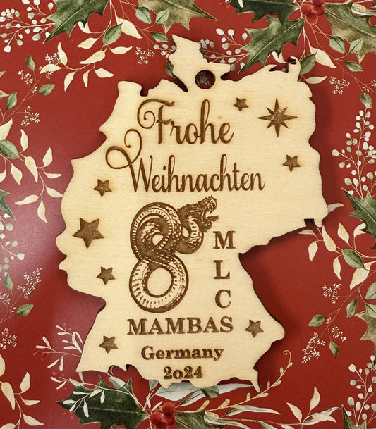 Custom Engraved Wood Ornaments – Bulk Order – Personalized Corporate Gift
