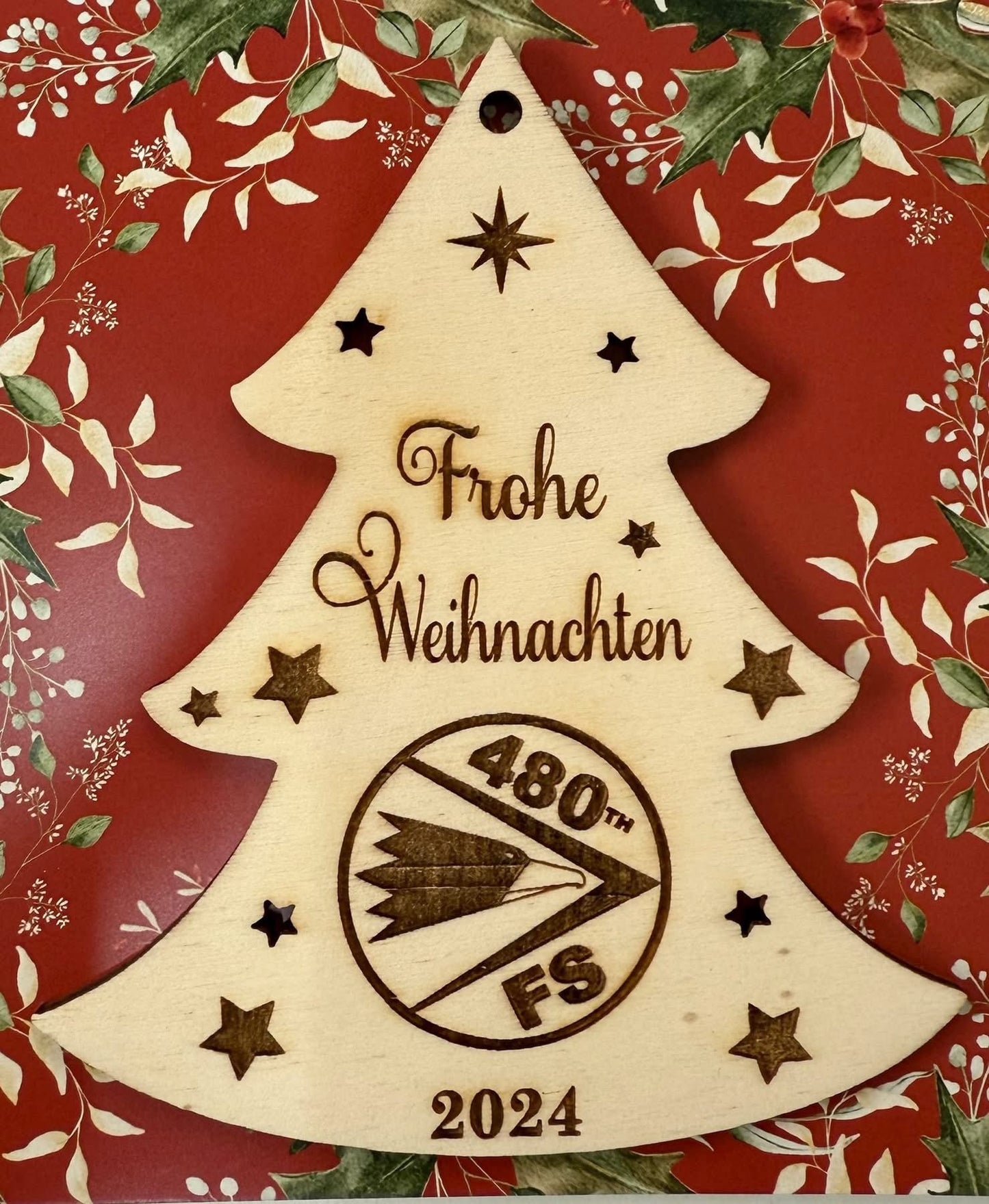 Custom Engraved Wood Ornaments – Bulk Order – Personalized Corporate Gift