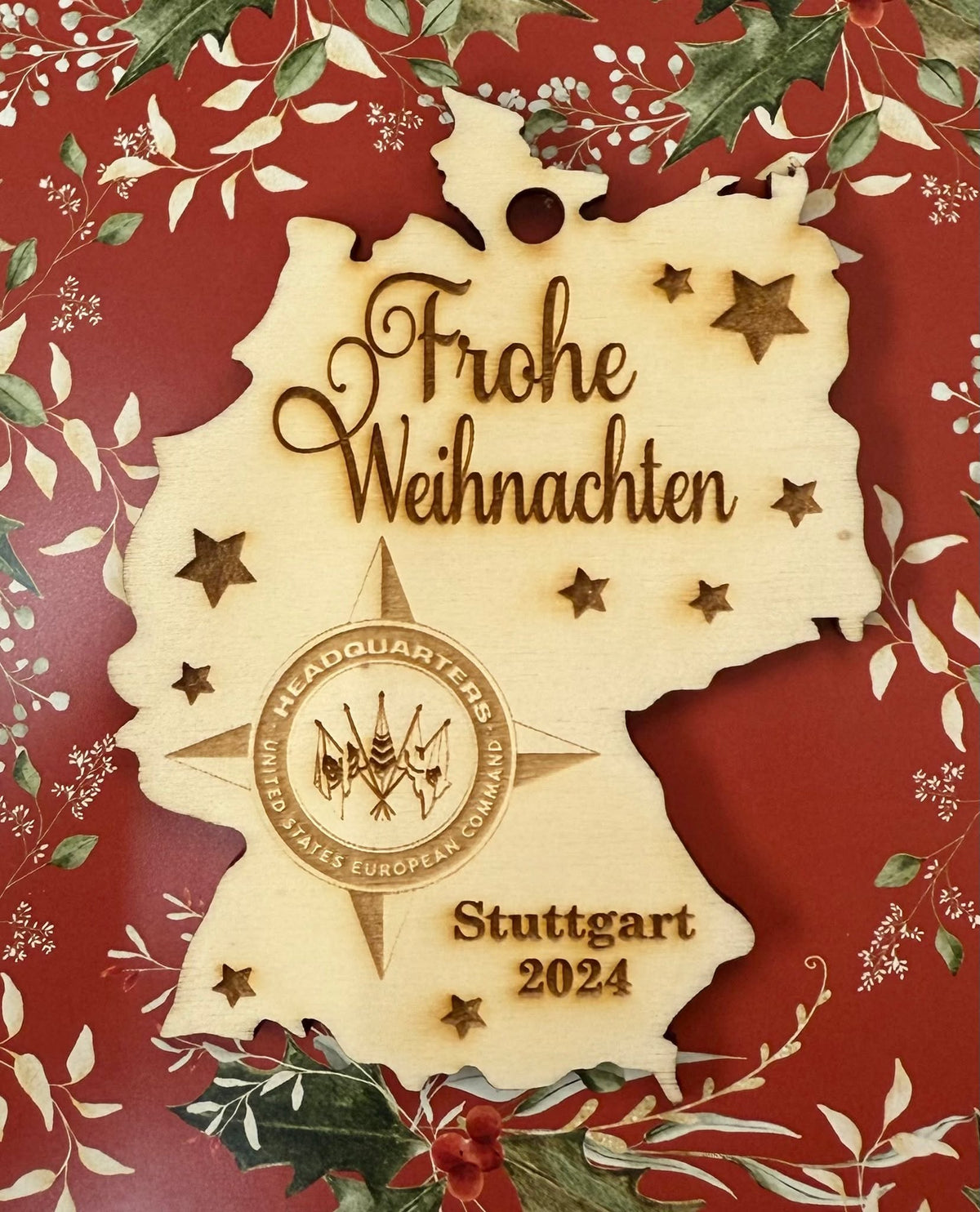 Custom Engraved Wood Ornaments – Bulk Order – Personalized Corporate Gift