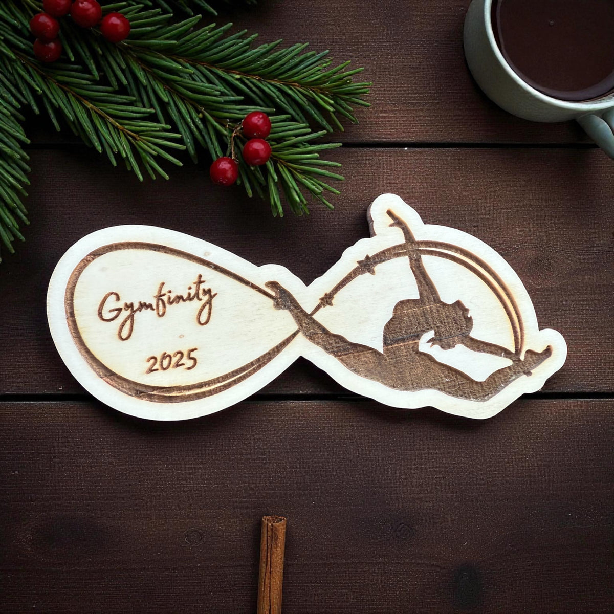 Fully Custom Engraved Wood Ornament – Personalized Christmas Ornament