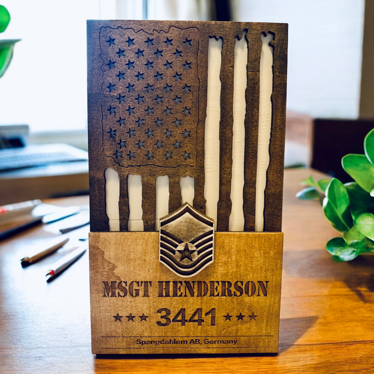 Custom military promotion award 