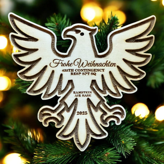 Fully Custom Engraved Wood Ornament – Personalized Christmas Ornament
