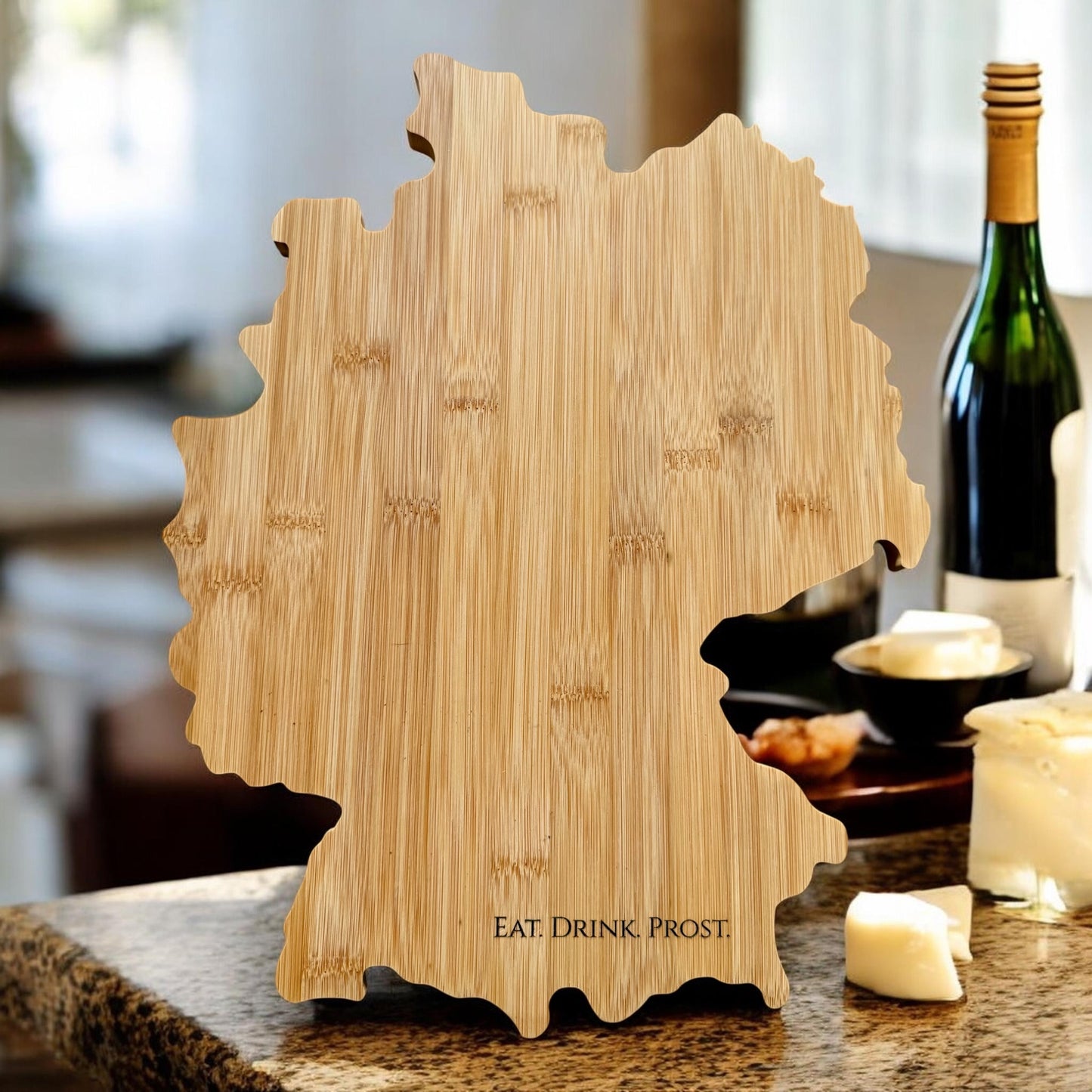 Personalized Germany Charcuterie Board – Custom Engraved Wood – German Gift