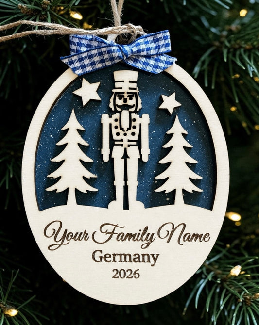 Personalized Nutcracker Germany Ornament